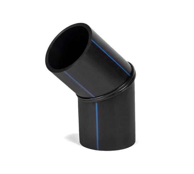 Отвод ПНД сварной сегментный 0-45°