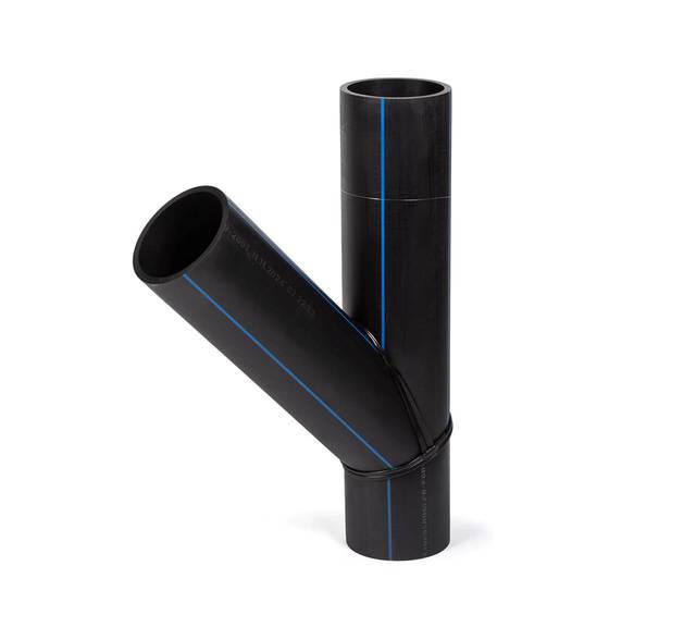 Тройник ПНД сварной сегментный 45°